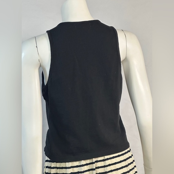Nation Ltd Size S Abbie Tank Black Sleeveless Button-Up Top - Picture 8 of 10